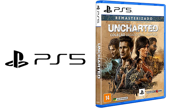 Jogo Uncharted Coleção Legado Dos Ladrões, Remasterizado, PS5 